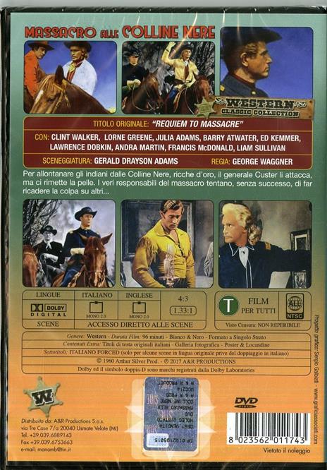 Massacro alle colline nere  (DVD) di George Waggner - DVD - 2
