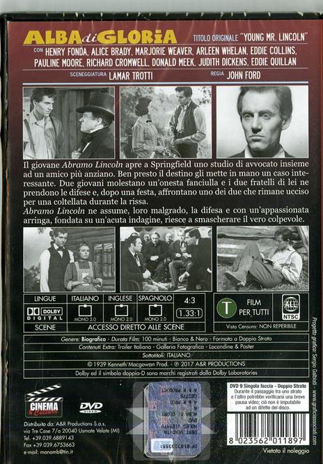 Alba di gloria di John Ford - DVD - 2