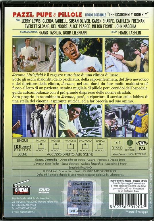 Pazzi, pupe e pillole (DVD) di Frank Tashlin - DVD - 2