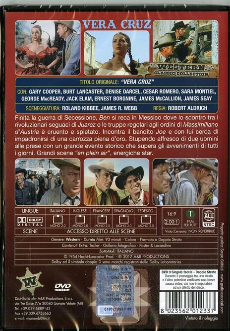 Vera Cruz (DVD) di Robert Aldrich - DVD - 2
