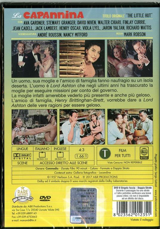 La capannina (DVD) di Mark Robson - DVD - 2