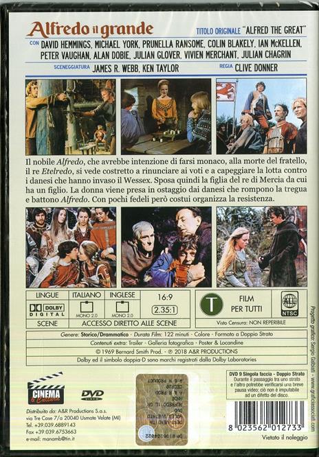 Alfredo il Grande (DVD) di Clive Donner - DVD - 2