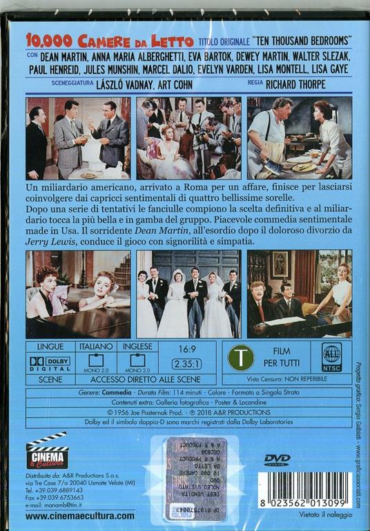 10.000 camere da letto (DVD) di Richard Thorpe - DVD - 2