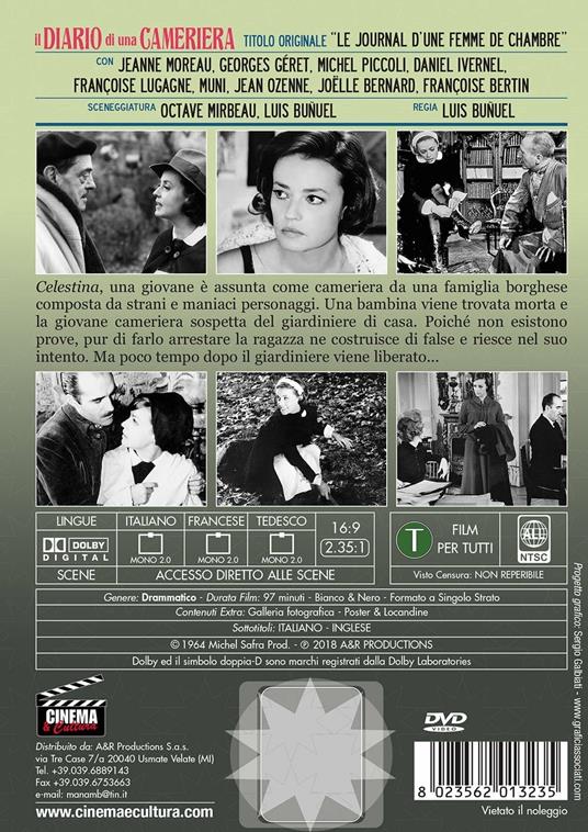 Il diario di una cameriera . Rimasterizzato in HD (DVD) di Luis Buñuel - DVD - 2
