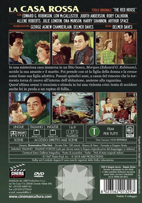 La casa rossa (DVD) di Delmer Daves - DVD - 2