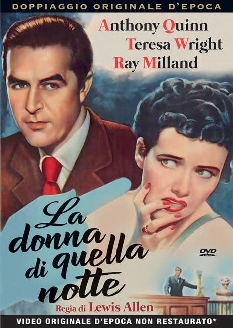 La donna di quella notte (DVD) di Lewis Allen - DVD