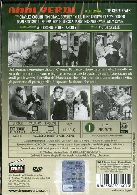 Anni verdi (DVD) di Victor Saville - DVD - 2