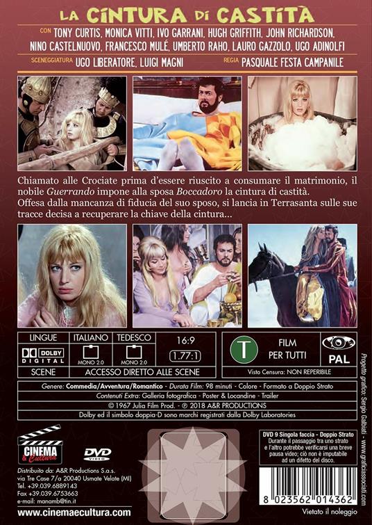 La cintura di castità (DVD) di Pasquale Festa Campanile - DVD - 2