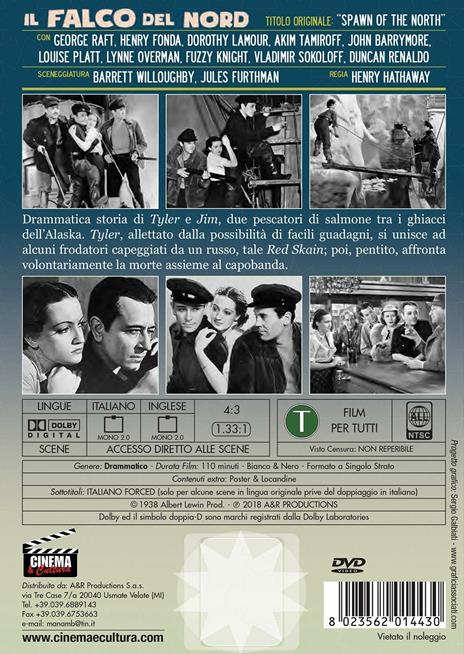 Il falco del nord (DVD) di Henry Hathaway - DVD - 2