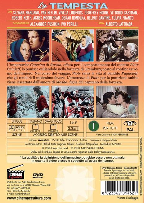 La tempesta (DVD) di Alberto Lattuada - DVD - 2