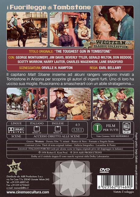 I fuorilegge di Tombstone (DVD) di Earl Bellamy - DVD - 2