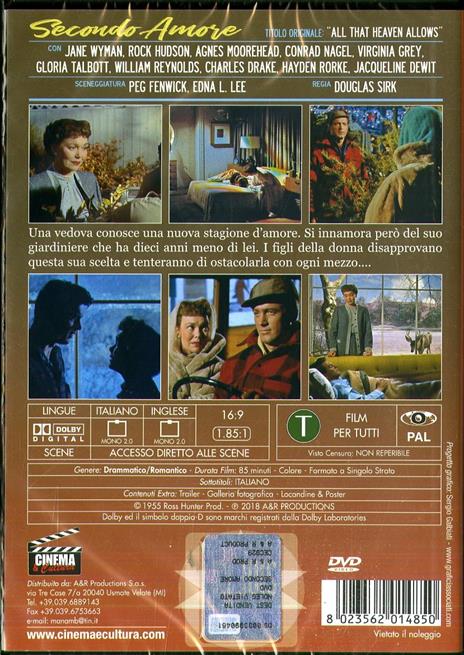 Secondo amore (DVD) di Douglas Sirk - DVD - 2