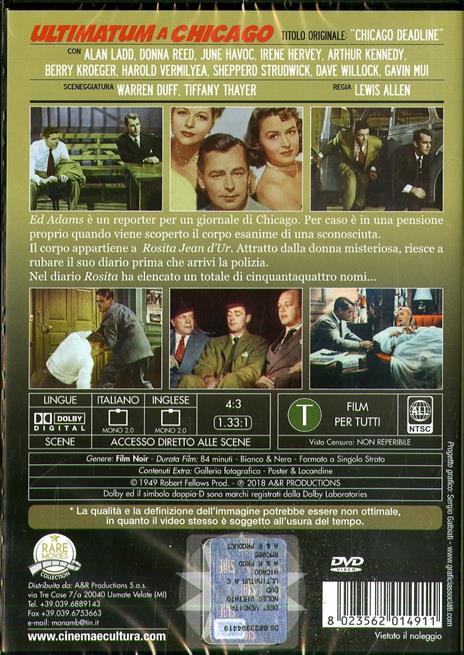Ultimatum a Chicago (DVD) di Lewis Allen - DVD - 2