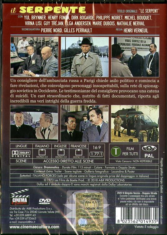 Il serpente (DVD) di Henry Verneuil - DVD - 2