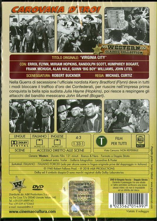 Carovana d'eroi (DVD) di Michael Curtiz - DVD - 2