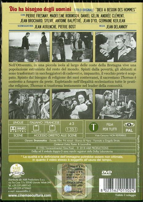 Dio ha bisogno degli uomini (DVD) di Jean Delannoy - DVD - 2