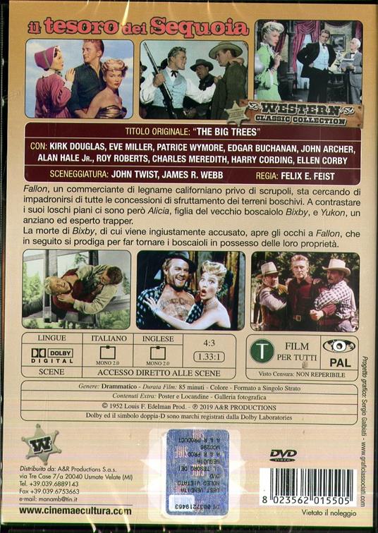 Il tesoro dei Sequoia (DVD) di Felix Feist - DVD - 2