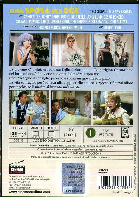 Una sposa per due (DVD) di Henry Levin - DVD - 2