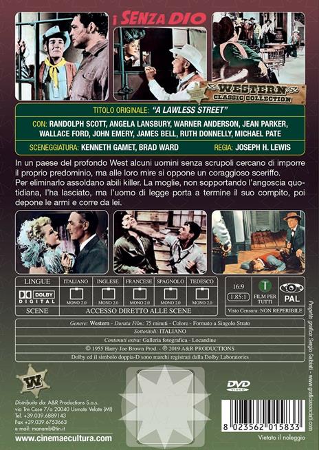 I senza Dio (DVD) di Joseph H. Lewis - DVD - 2