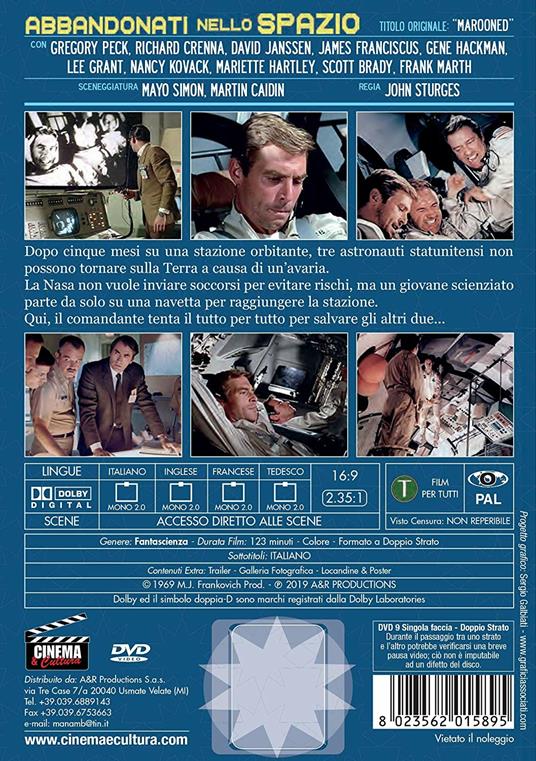 Abbandonati nello spazio (DVD) di John Sturges - DVD - 2