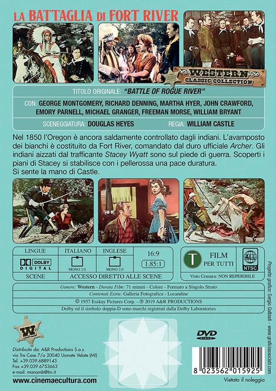La battaglia di Fort River (DVD) di William Castle - DVD - 2