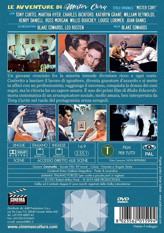 Le avventure di Mr. Cory (DVD) di Blake Edwards - DVD - 2