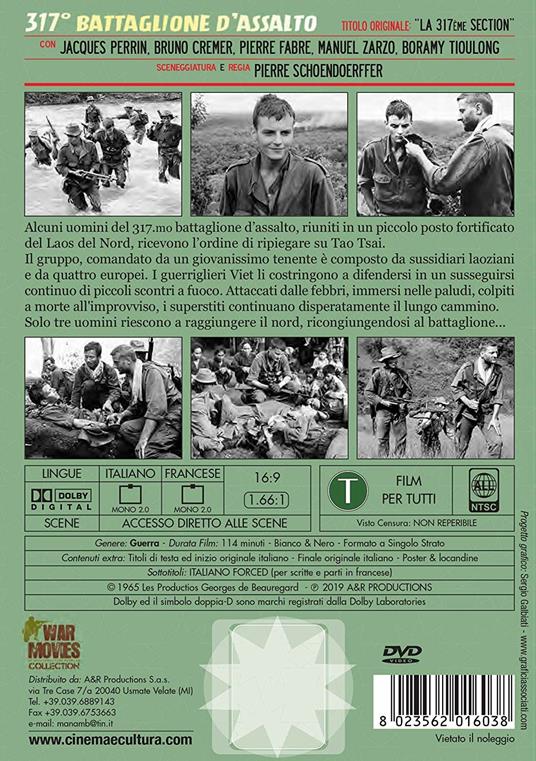 317 battaglione d'assalto (DVD) di Pierre Schoendoeffer - DVD - 2