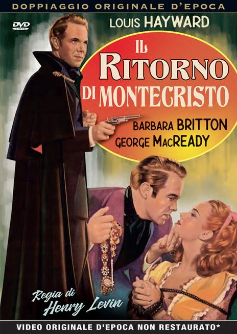 Il ritorno di Montecristo (DVD) di Henry Levin - DVD