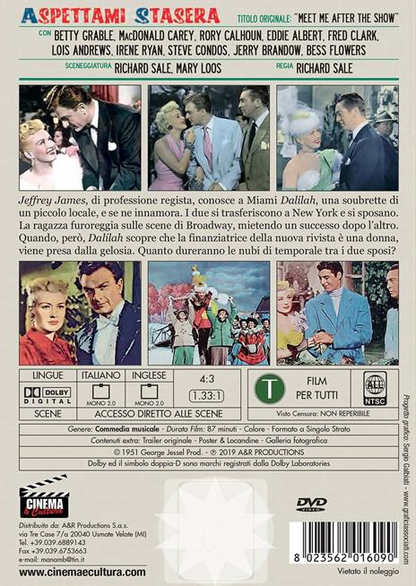 Aspettami stasera (DVD) di Richard Sale - DVD - 2