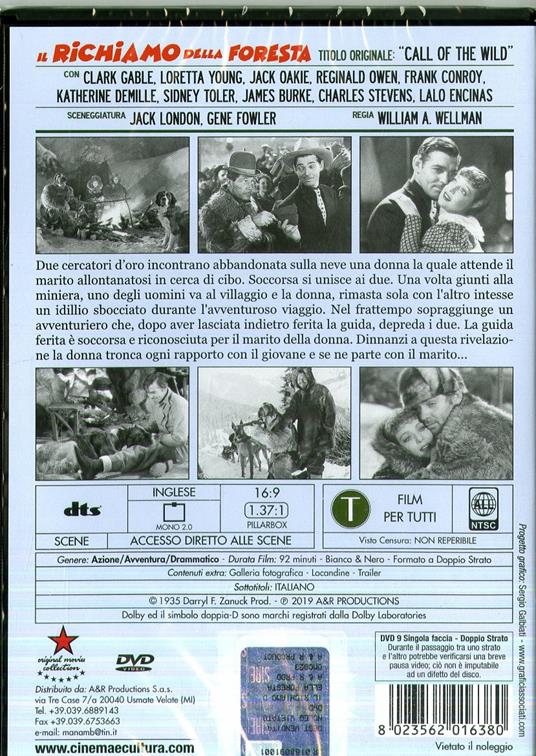 Il richiamo della foresta (DVD) di William Wellman - DVD - 2