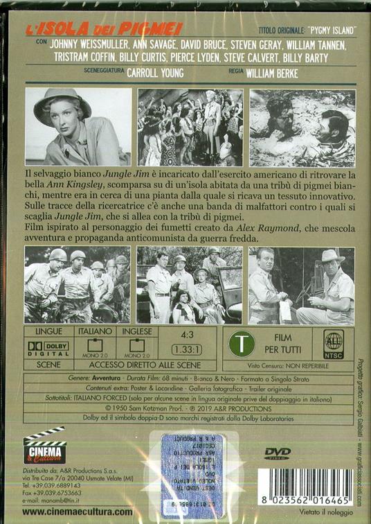 L' isola dei pigmei (DVD) di William Berke - DVD - 2