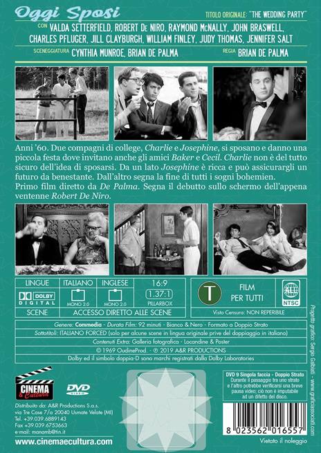 Oggi sposi (DVD) di Brian De Palma - DVD - 2