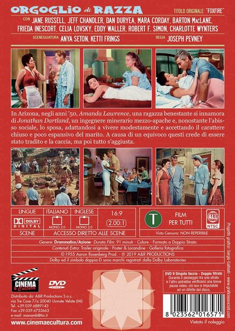 Orgoglio di razza (DVD) di Joseph Pevney - DVD - 2