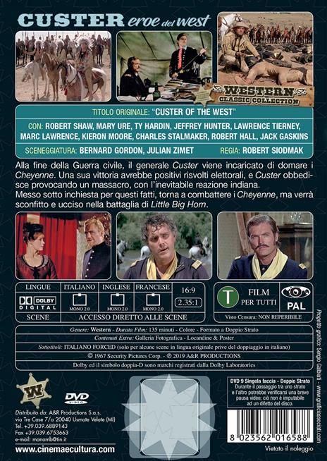 Custer, eroe del west (DVD) di Robert Siodmak - DVD - 2