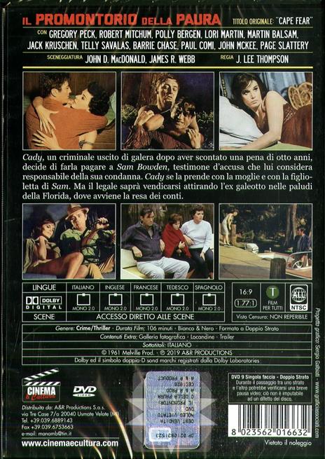 Il promontorio della paura (DVD) di J. Lee Thompson - DVD - 2