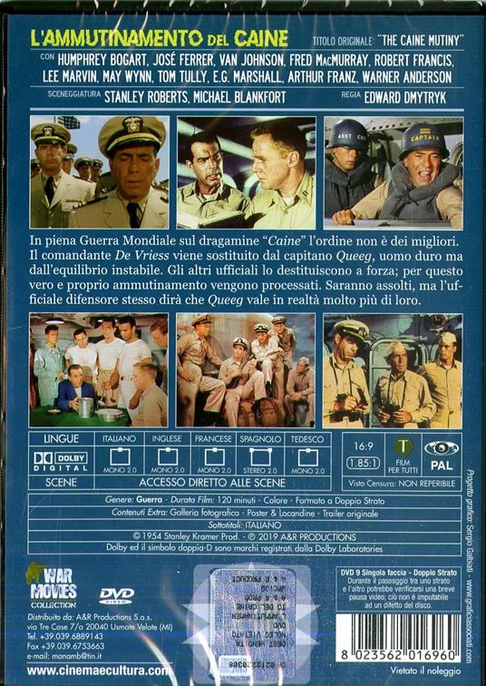 L' ammutinamento del Caine (DVD) di Edward Dmytryk - DVD - 2