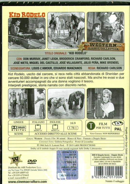 Kid Rodelo (DVD) di Richard Carlson - DVD - 2