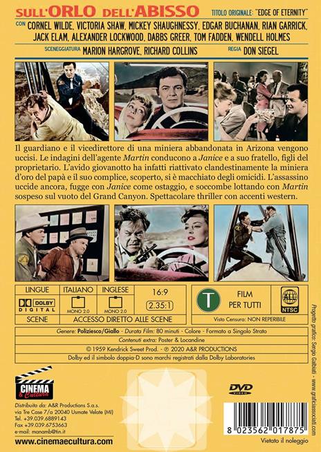 Sull'orlo dell'abisso (DVD) di Don Siegel - DVD - 2
