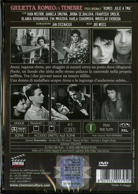 Giulietta, Romeo e le tenebre (DVD) di Jiri Weiss - DVD - 2