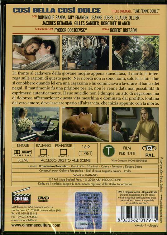 Così bella così dolce (DVD) di Robert Bresson - DVD - 2