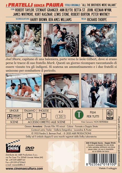 I fratelli senza paura (DVD) di Richard Thorpe - DVD - 2