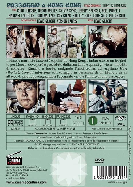Passaggio a Hong Kong (DVD) di Lewis Gilbert - DVD - 2