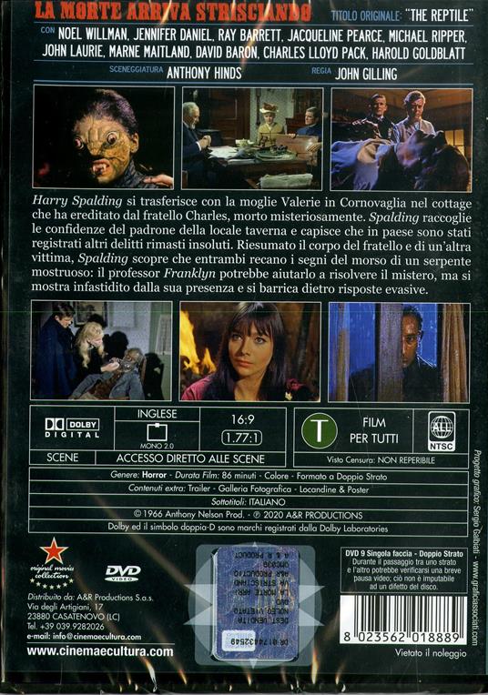 La morte arriva strisciando (DVD) di John Gilling - DVD - 2