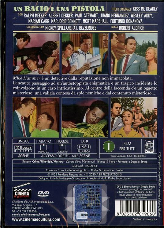 Un bacio e una pistola (DVD) di Robert Aldrich - DVD - 2