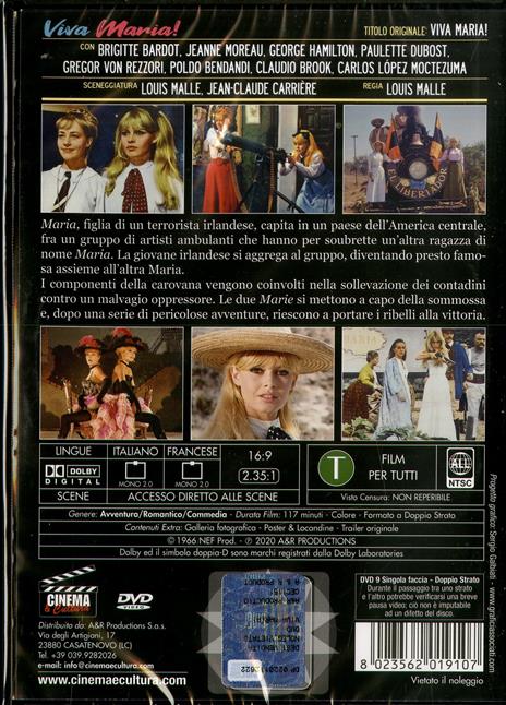 Viva Maria! (DVD) di Louis Malle - DVD - 2