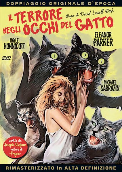 Il terrore negli occhi del gatto (DVD) di David Lowell Rich - DVD