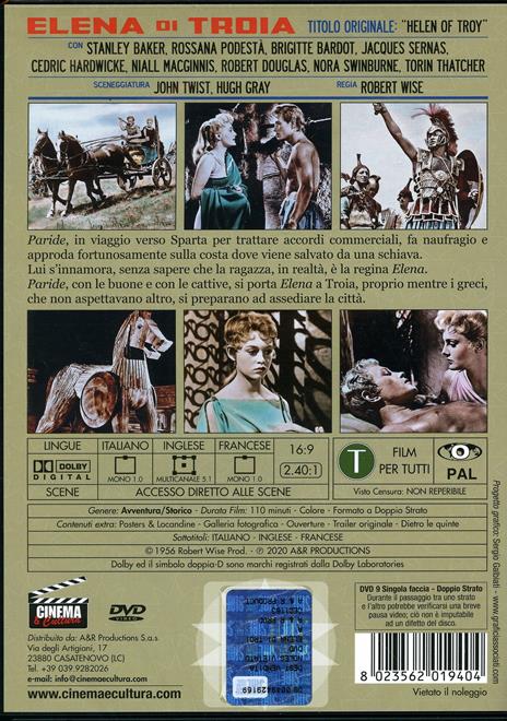 Elena di Troia (DVD) di Robert Wise - DVD - 2