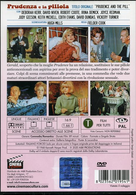 Prudenza e la pillola (DVD) di Fielder Cok,Ronald Neame - DVD - 2