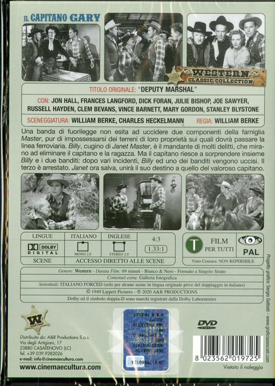 Il capitano Gary (DVD) di William Berke - DVD - 2