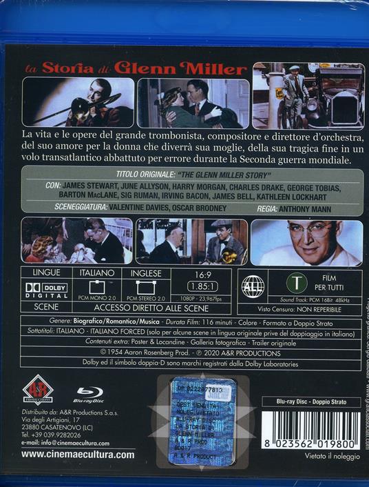 La storia di Glenn Miller (Blu-ray) di Anthony Mann - Blu-ray - 2